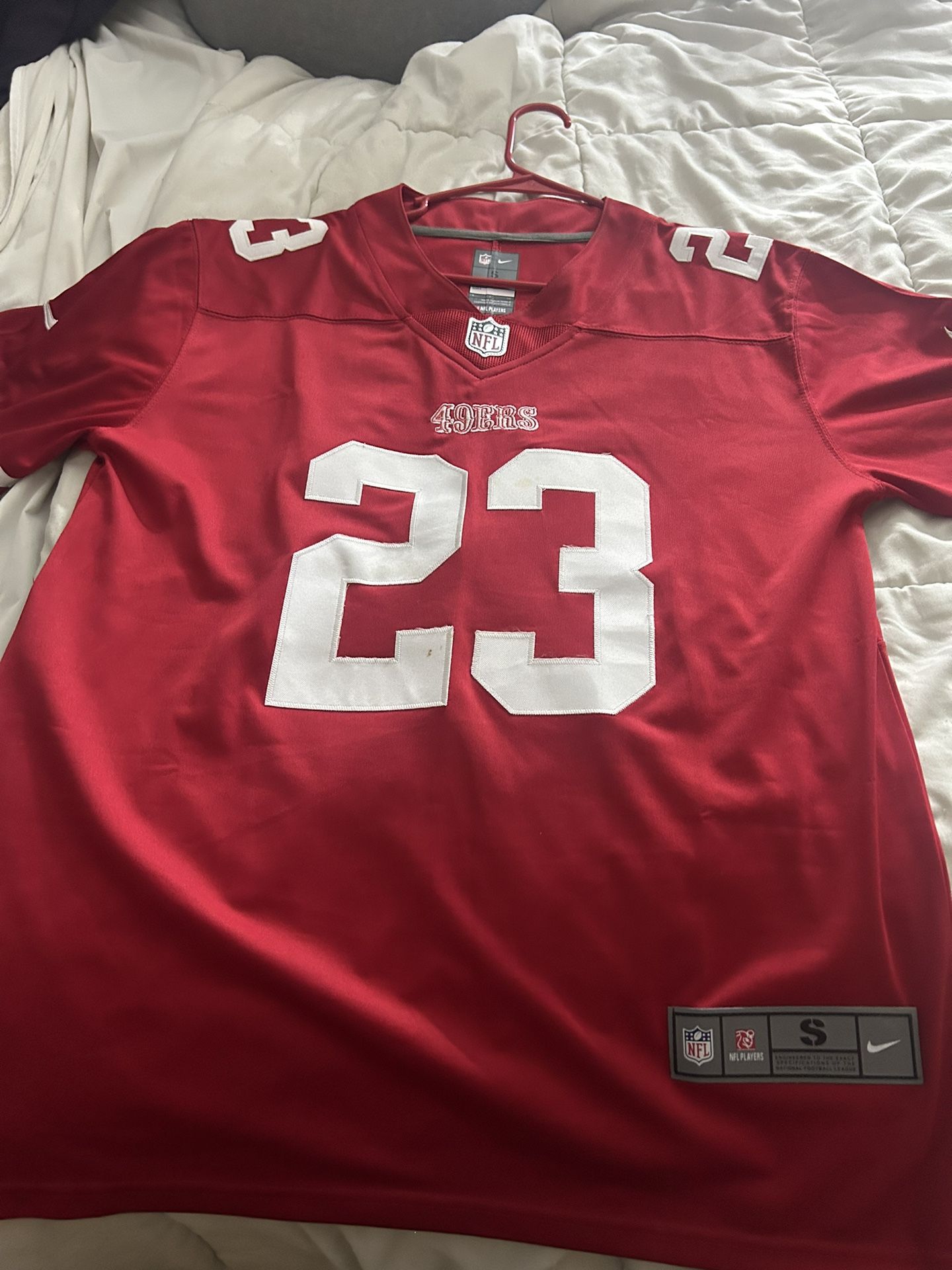 49ers Christian McCaffrey Jersey Size Small Men 