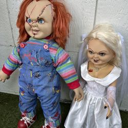 Chucky Doll And Bride Of Chucky Tiffany Doll