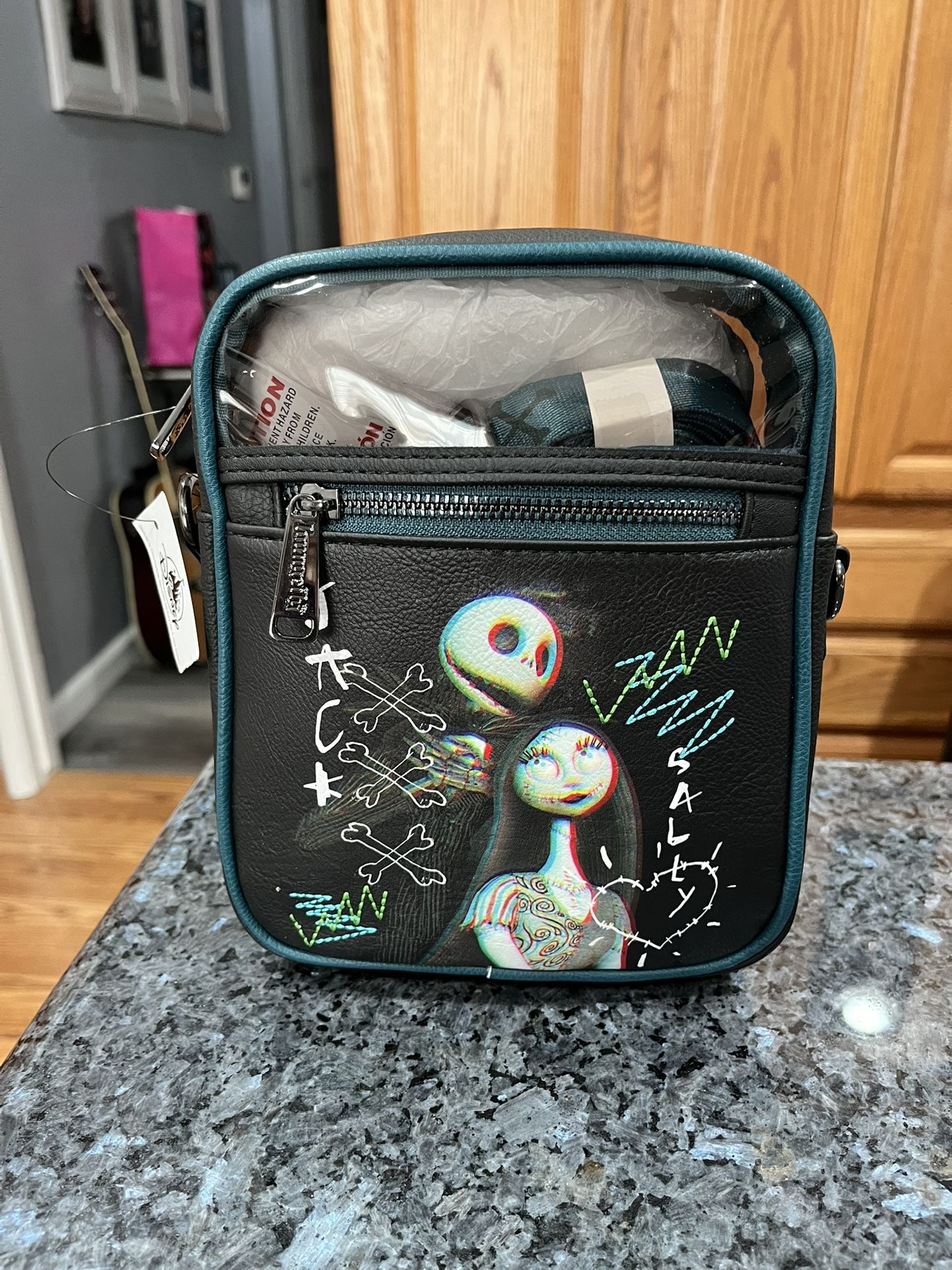 Loungefly Disney Jack & Sally Crossbody Bag “Nightmare Before Christmas”. Brand new with tags.