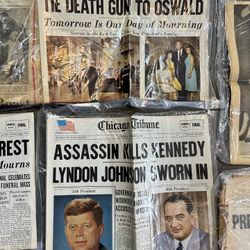 Kennedy Assassination Newspaper From 1963 $20 For All