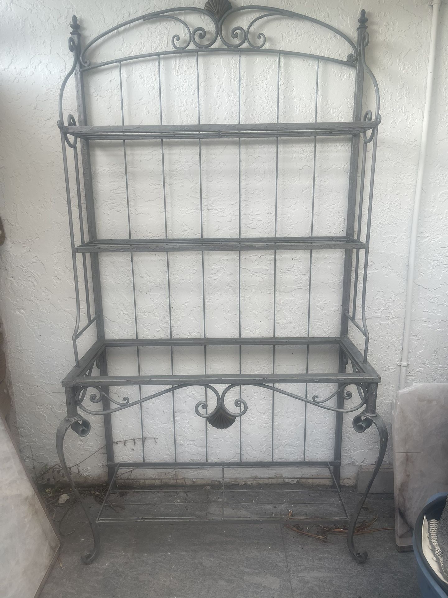Beautiful Metal Bakers Rack, Large 7 X 3
