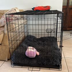 Extra Large Wire Dog Kennel With 2 Doors