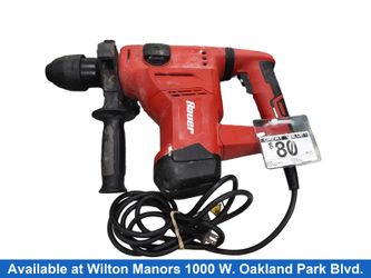 Bauer 1641e-b Red Corded Hammer Drill