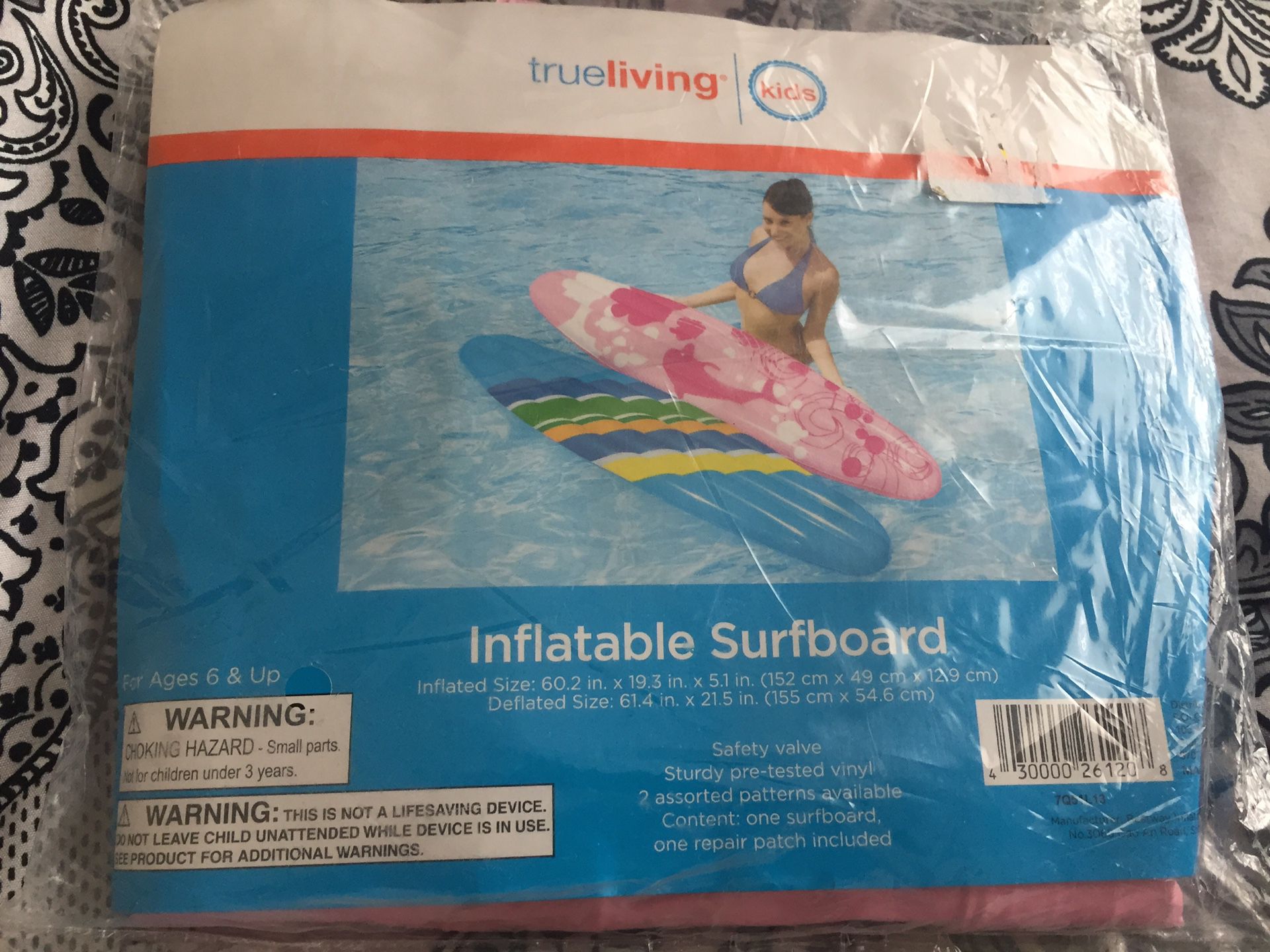 Inflatable surfboard for kids