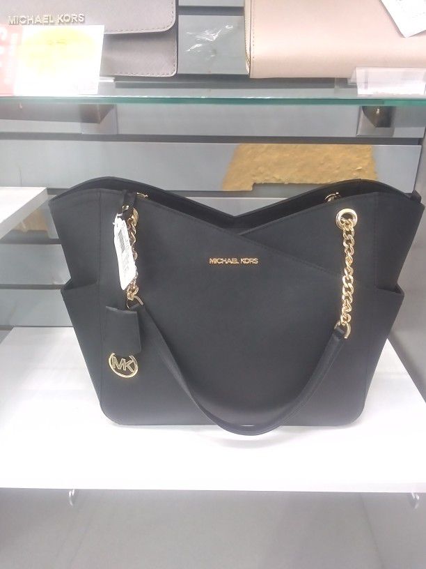 Michael Kors Purse Black With Non Gold Chains