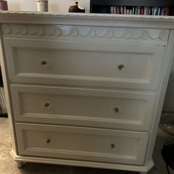Simply Shabby Chic White Dresser 
