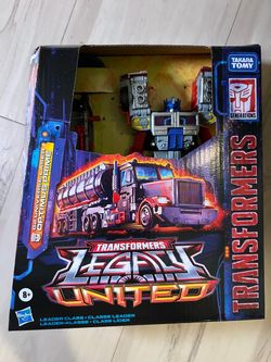 Hasbro Transformers Legacy United Leader Class G2 Universe Laser - Optimus Prime New!