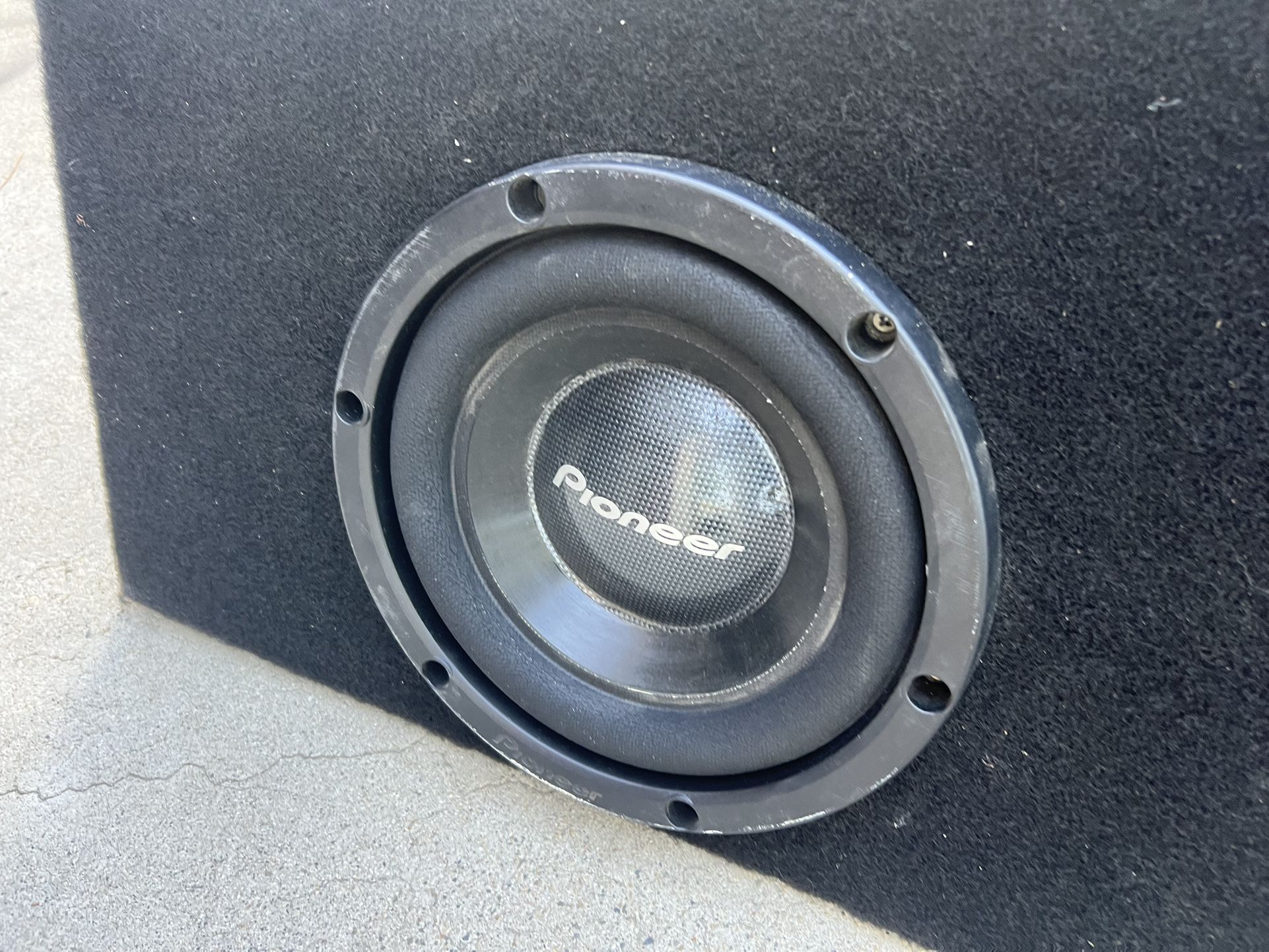 ($115 firm) Pioneer Premier  DVC 10” sub in a single cab sub box