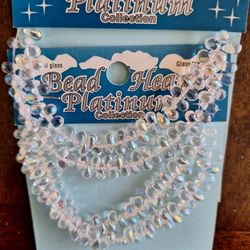 Crystal Glass Teardrop Beads