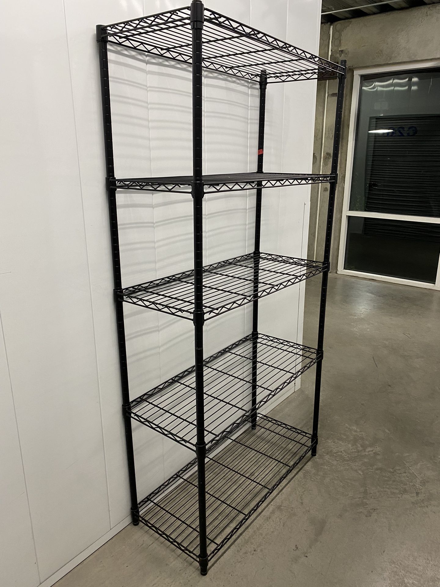 Black 5Tier Heavy Duty Steel Garage Storage Shelving Unit for Sale in