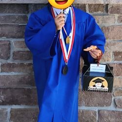 Blue VPK Cap & Gown- Matte