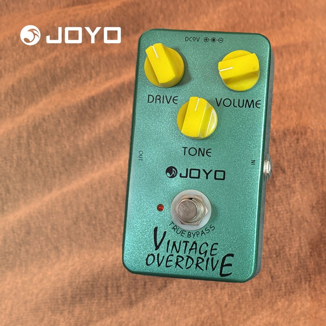 JOYO Vintage Overdrive Guitar Pedal True Bypass For Electric Guitar