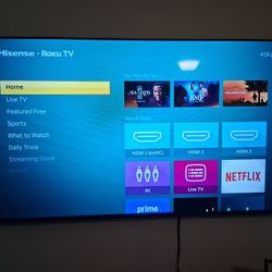 55" Hisense ROKU SMART TV