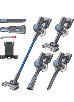 BlueEpic Cordless Vacuum Cleaner, 40 KPA and 45 Minutes Rechargeable Wireless, Stick Vacuum Cleaner with 2 Adjustable Modes, Home Handheld Vacuum Clea