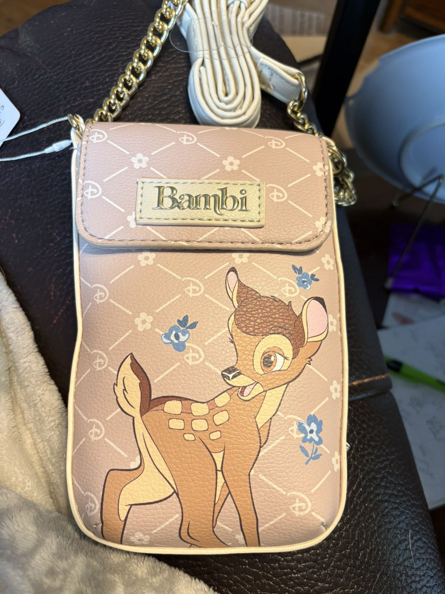 Disney Primark Bambi Phone Crossbody W Tag. Pu Bridgewater 