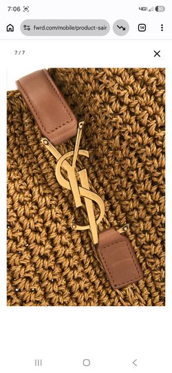 YSL SAINT LAURENT/ BEA BAG/ ONE SIZE/ LIGHT BROWNIE & BRICK