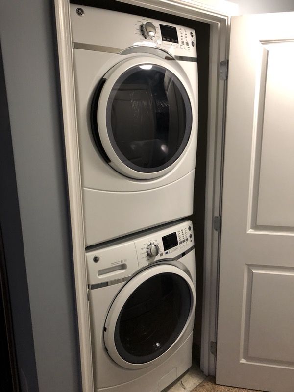New GE HE Front Load Washer and Dryer Machine with Steam