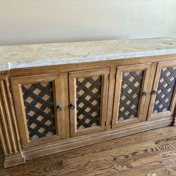 Drexel Sideboard Buffet Credenza Wood Table