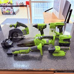 Ryobi Tools Combo Set