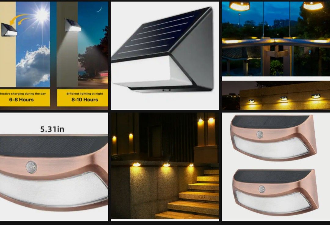 3 Outdoor Solar Security LED Light 