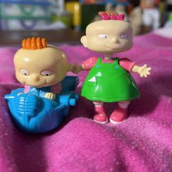 Nickelodeon’s RUGRATS Collectible Lillian Figures~ Set Of 2~ Year 1997