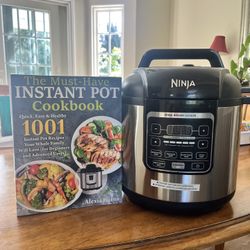 NINJA 6-Qt Instant Pot Cooker plus Cookbook