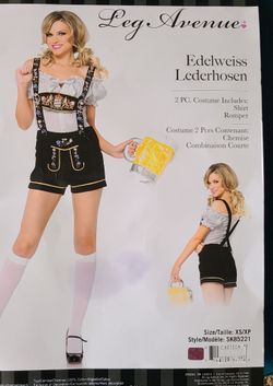 Kids Oktoberfest Lederhosen Costume Set