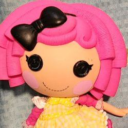 Lalaloopsy Crumbs Sugar Cookie Full Size 12” Doll 2009 Pink Hair