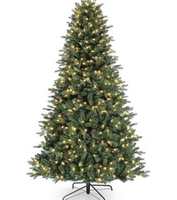 Mr. Christmas Alexa Compatible Smart Home Pre-Lit Artificial Christmas Tree 7ft