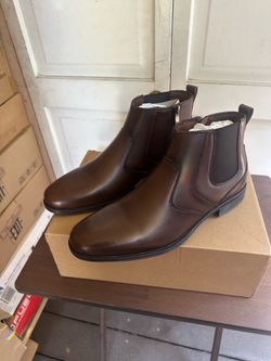 Holy dove Chelsea Boots Men - Genuine Leather,Chelsea Boots for Men with Side Zipper, Casual Slip-On Ankle Boots, Chukka & Oxford Style Dress Boots si