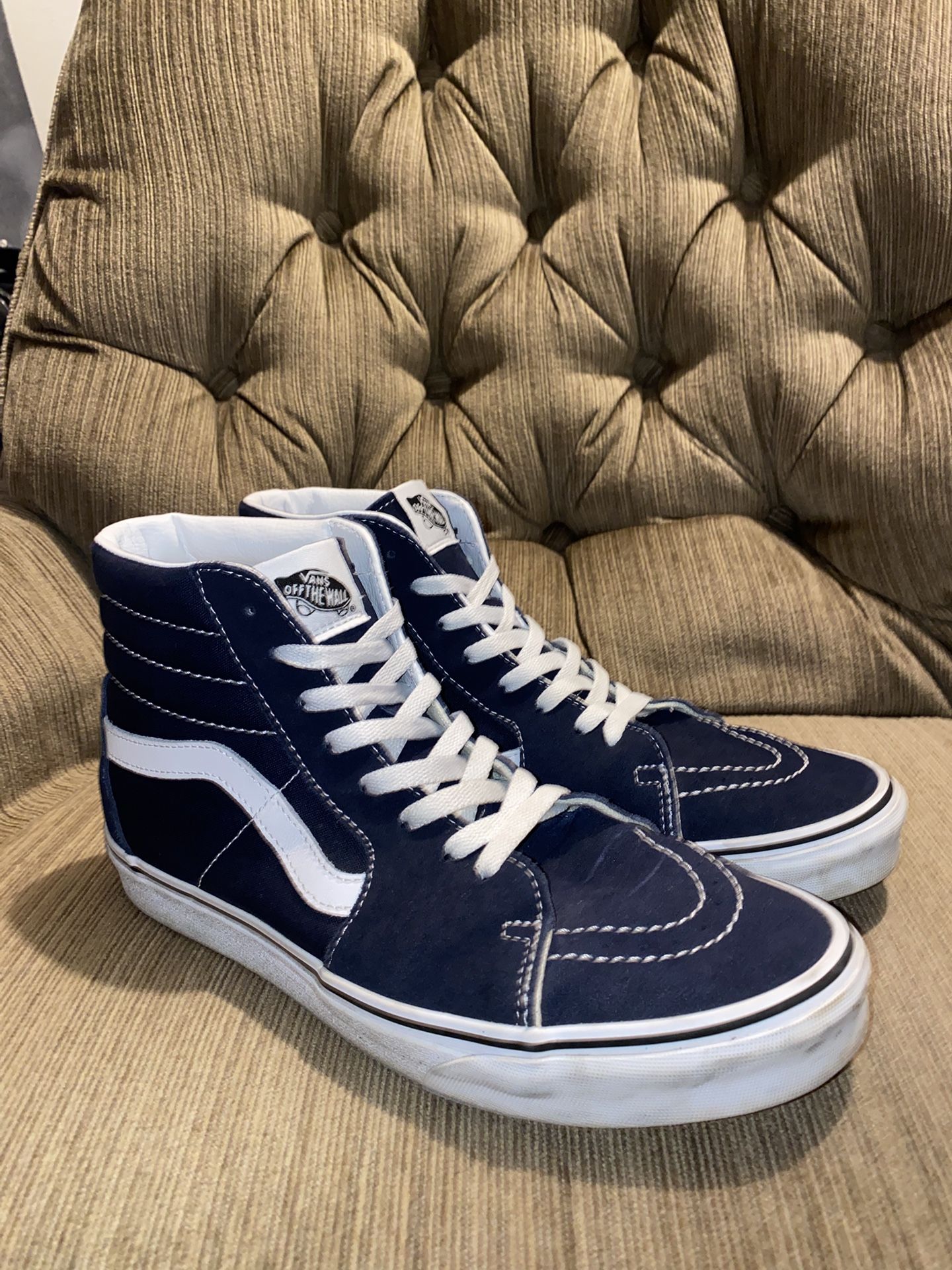 Navy High-Top Vans 