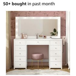 Vanity Table With 11 Drawers