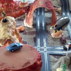 Cars World Theme Slot Car Table