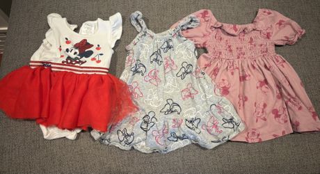 Minnie Mouse Dresses 9 Months, 12 Months, 18 Months