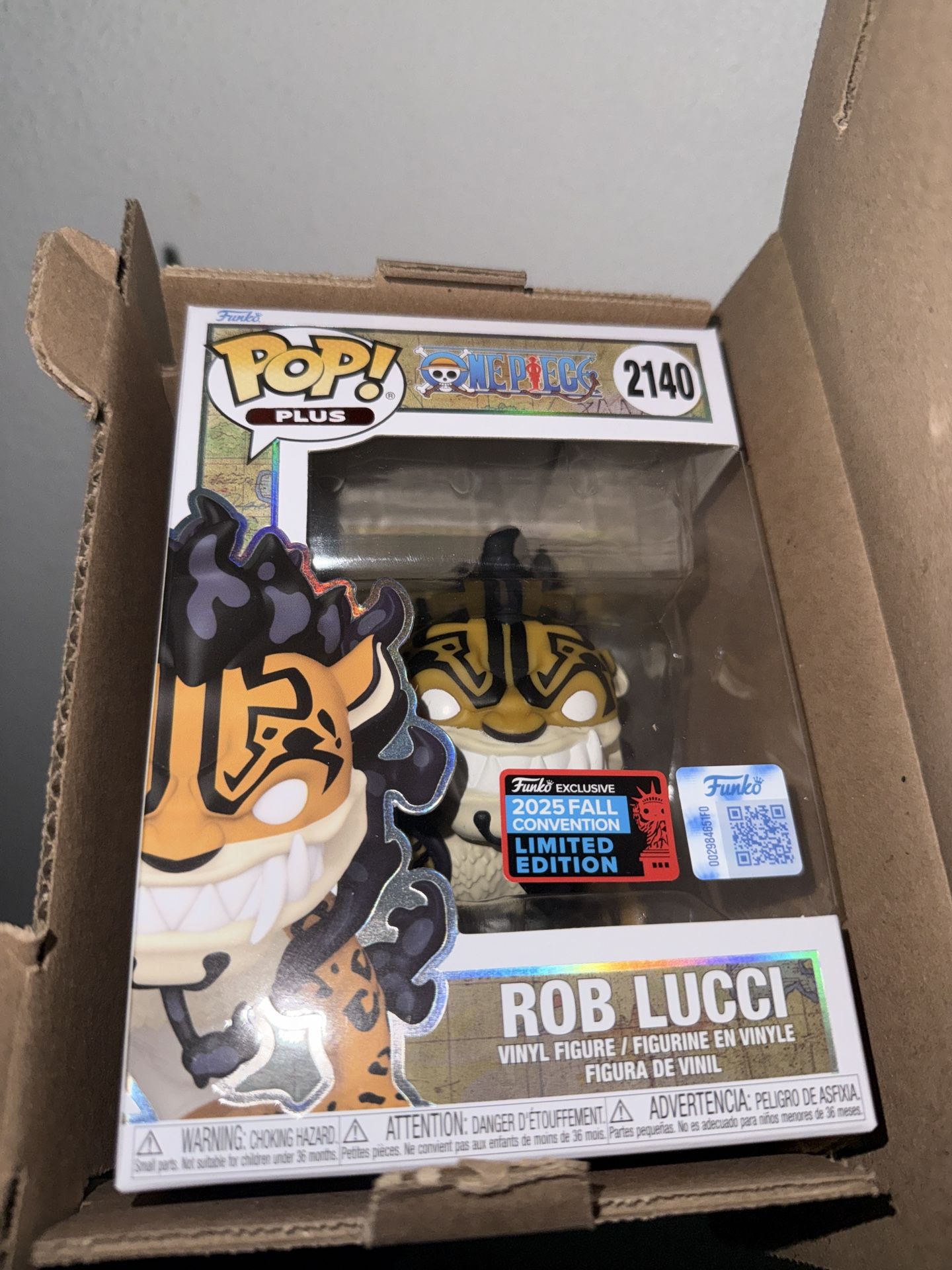 Funko Pop Plus One Piece Rob Lucci NYCC 2025