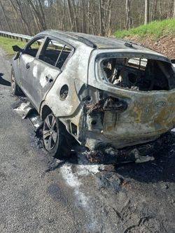 Car Burned Up