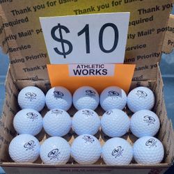 15 Athletic Works Golf Balls