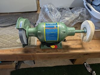 Central Machinery 8-inch Bench Grinder & Buffer - NEW