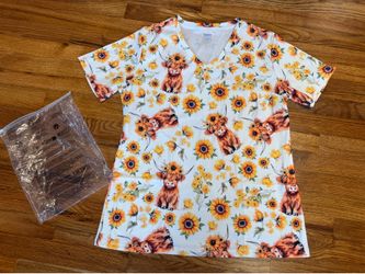 New women’s scrub top