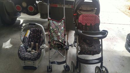 Stroller car set and umbrella stroller
