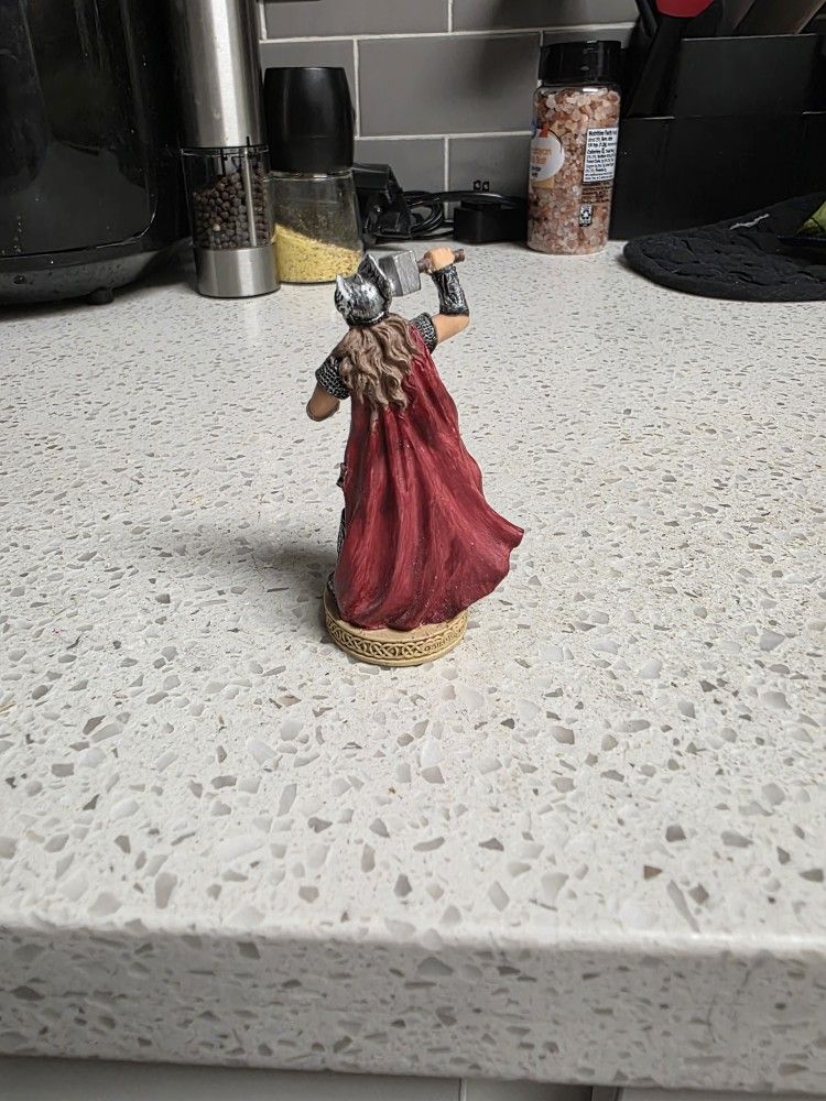 Miniature Thor Statue