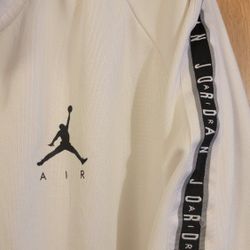 Nike Air Jordan Jumpman Track Jacket White Black 