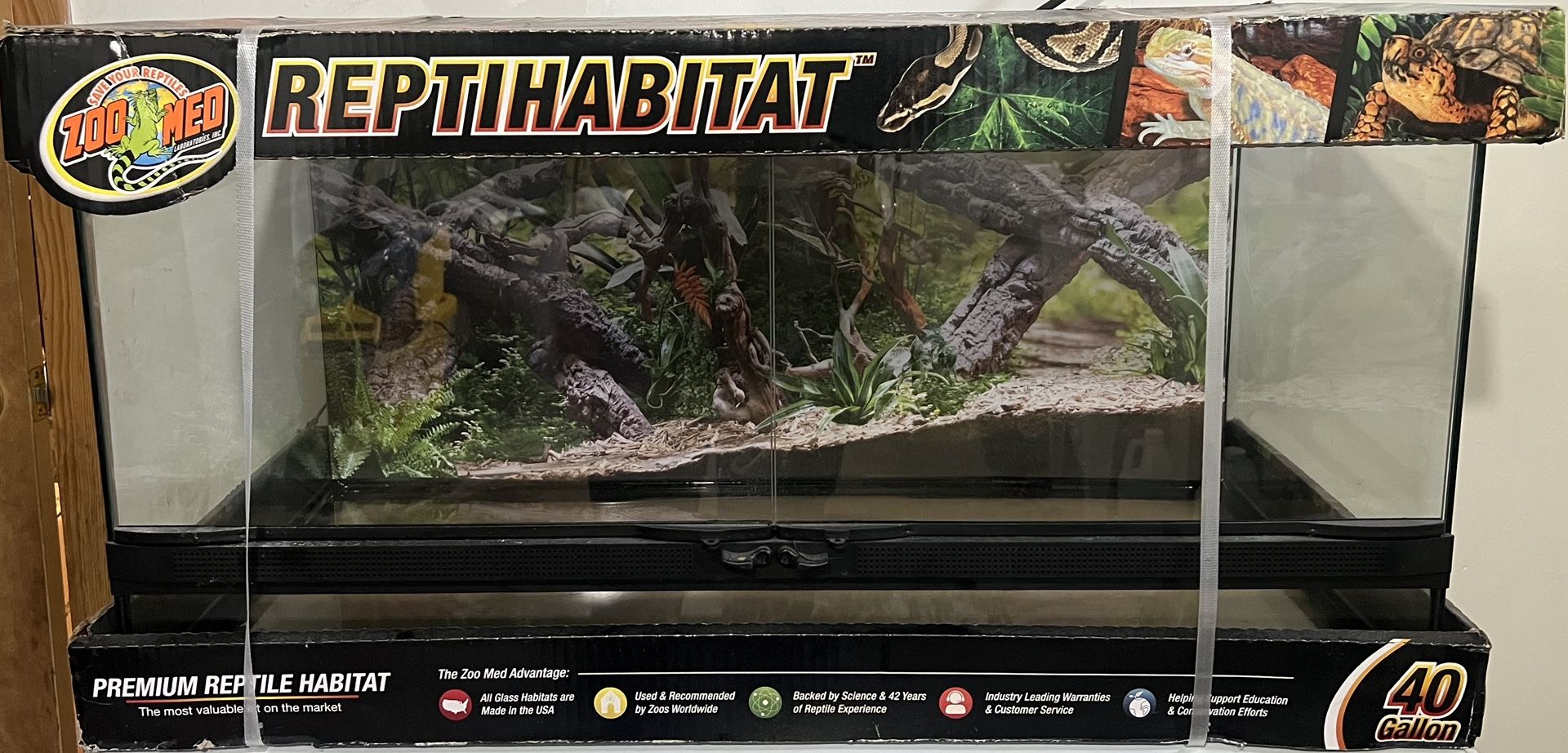40 Gallon Reptile Tank