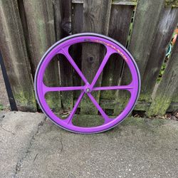 Purple Mag Wheel Front