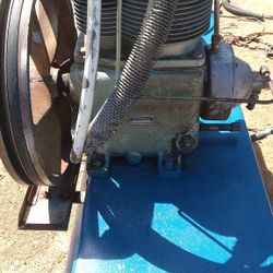 80 Gallon 5hp Shop Air Compressor Perfect Cond Shout On And Off Automatically Currently 175psi Shutoff 200psi Tank Pump Sells For 2100.00 On SaleVolts