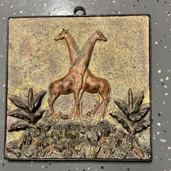 Giraffe Metal Wall Art