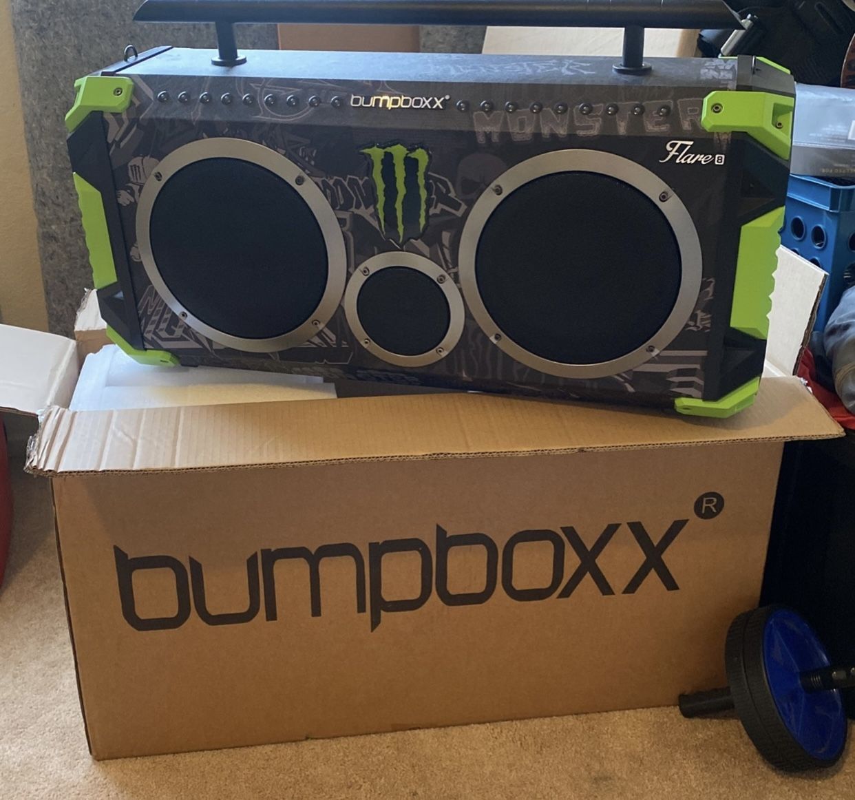 Bumpboxx Flare 8 Monster Energy Drink Edition Brand New Bluetooth Speaker