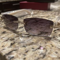 Cartier diamond Sunglasses 