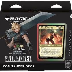 Magic Final Fantasy Commander Deck Limit Break Cloud