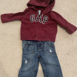 Baby Gap Jacket And Jean Set